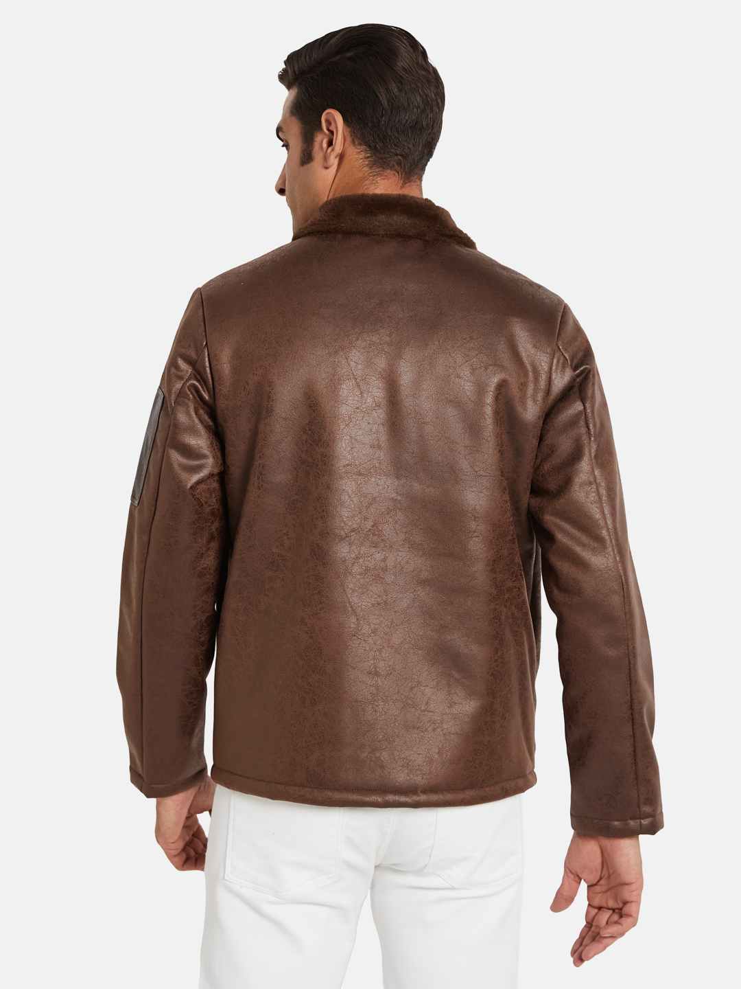 METTLE Men Suede Jacket