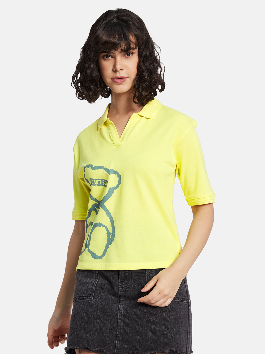 METTLE Women Printed T-shirt