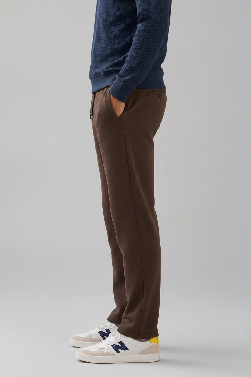 Espresso Men’s Regular Fit Lower | Brushed Cotton Fleece