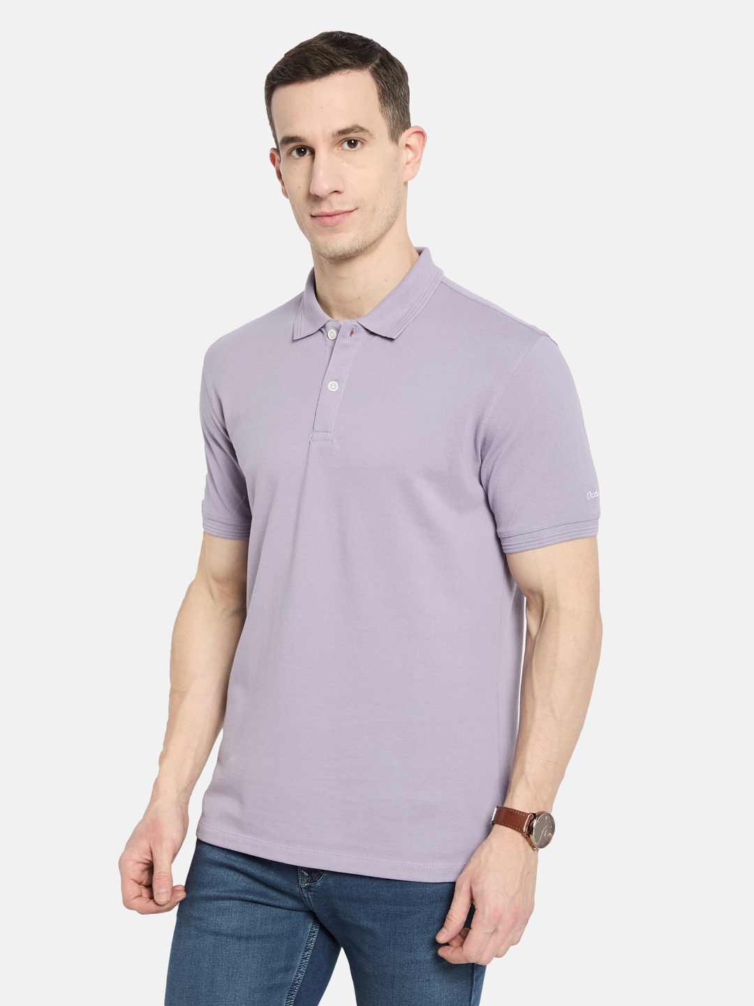 Octave Men Polo Collar T-shirt