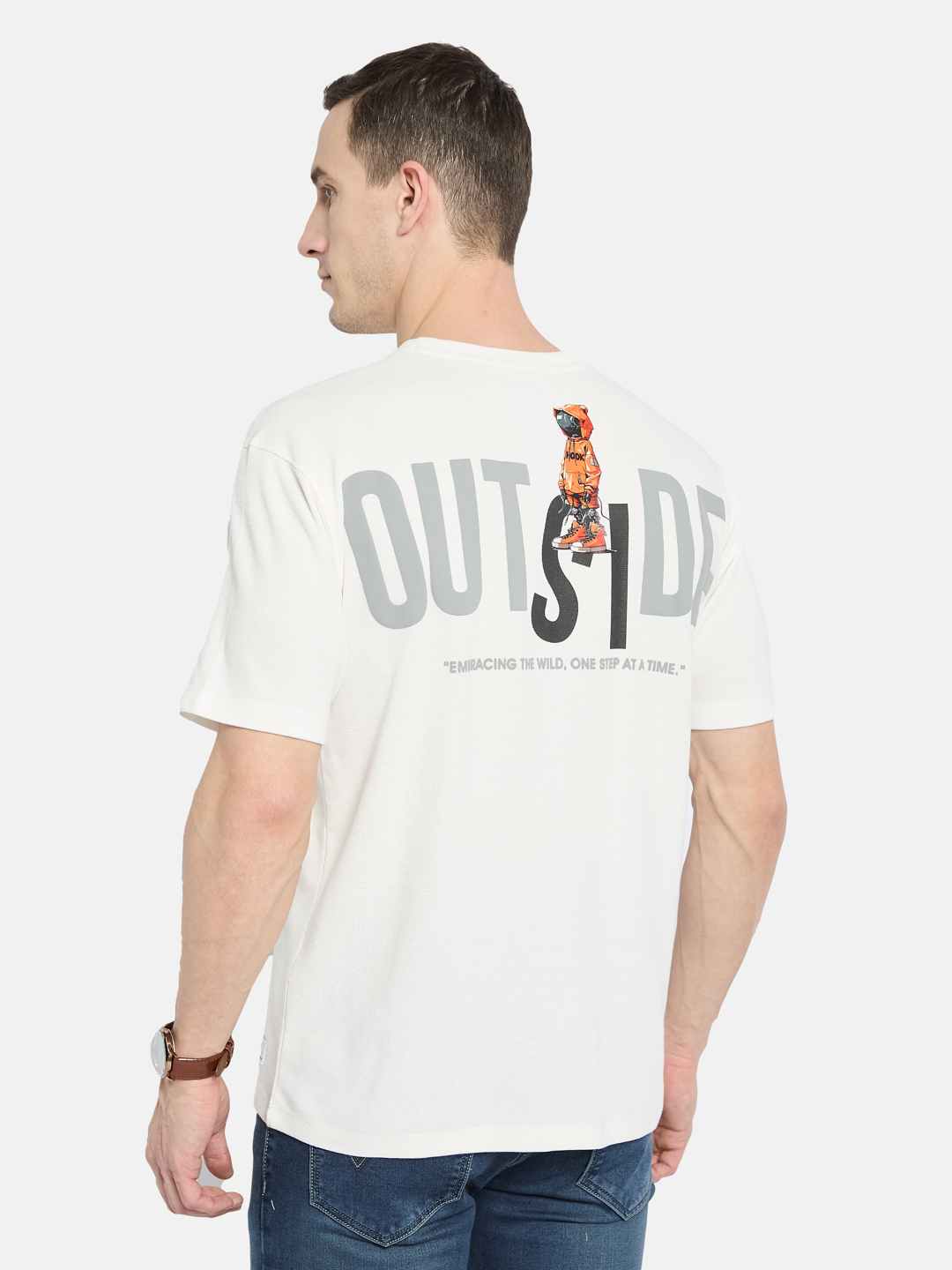 Octave Men Printed T-shirt