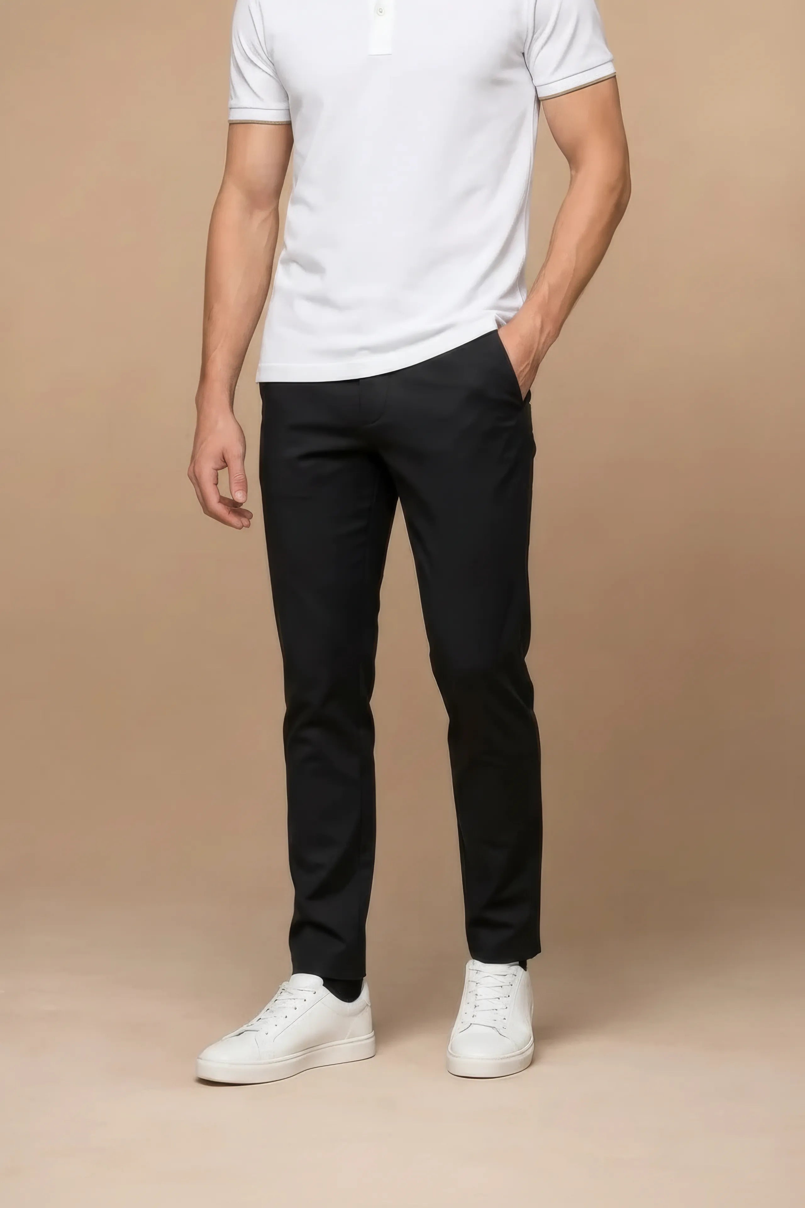 Men Black Trousers