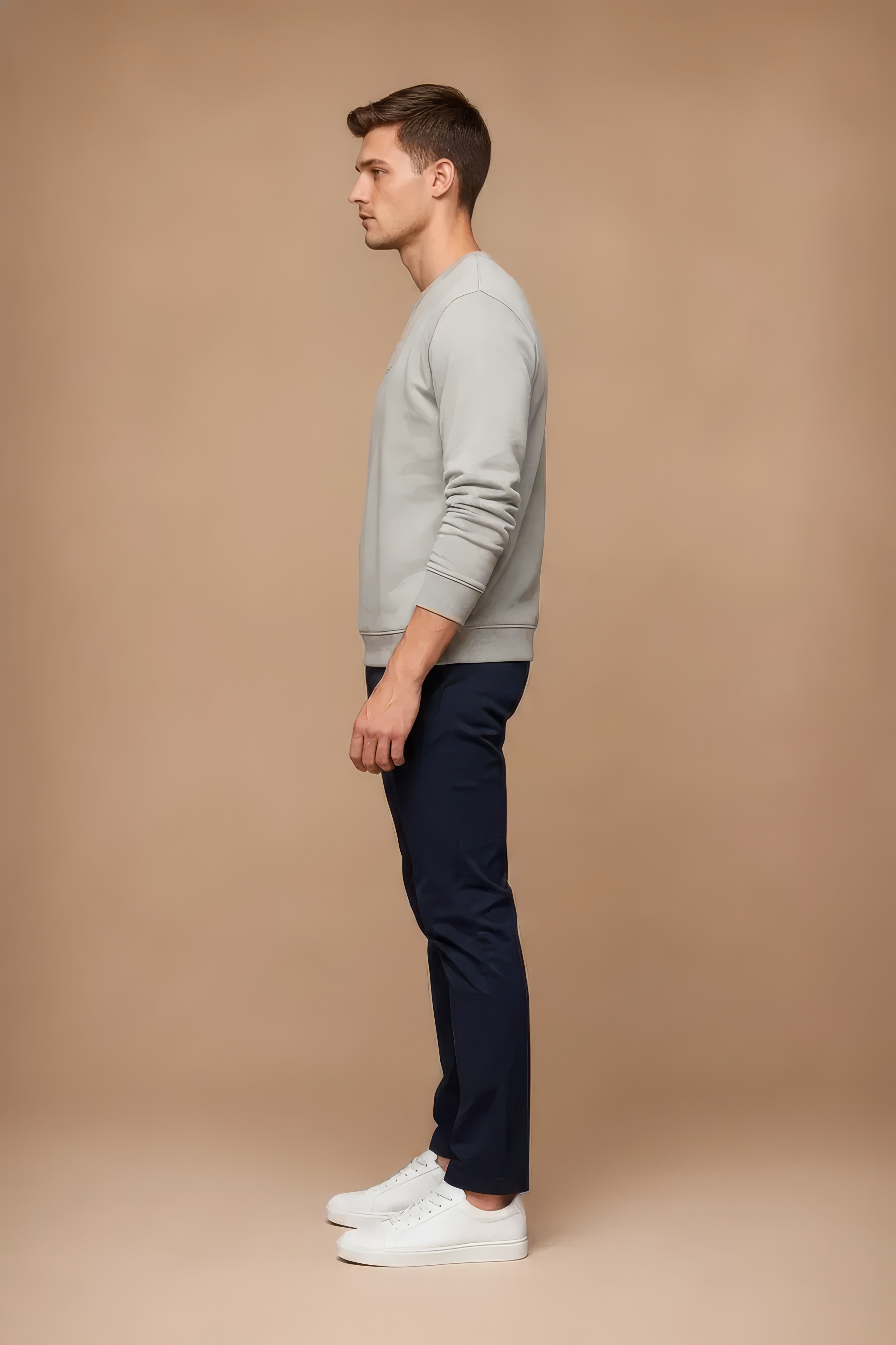 Men’s Premium Arona Crew Neck Cotton Fleece Sweatshirt