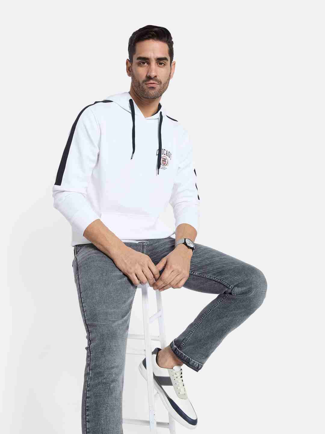 Octave Men Hooded Pullover Sweatshirt