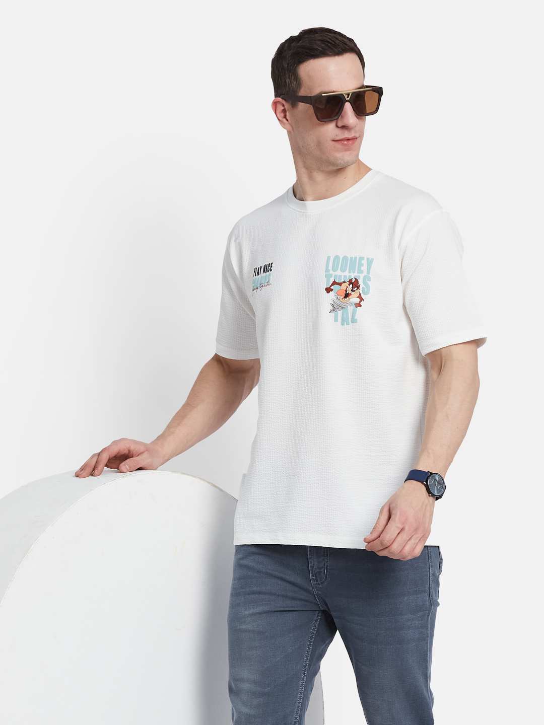 Octave Men Printed T-shirt