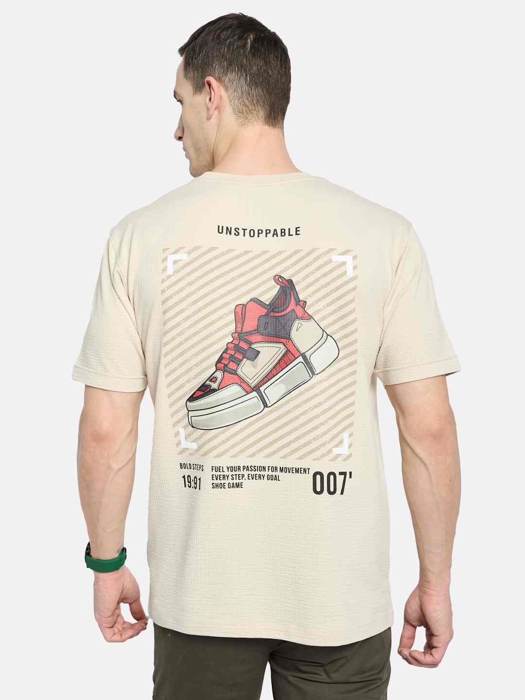 Octave Men Printed T-shirt