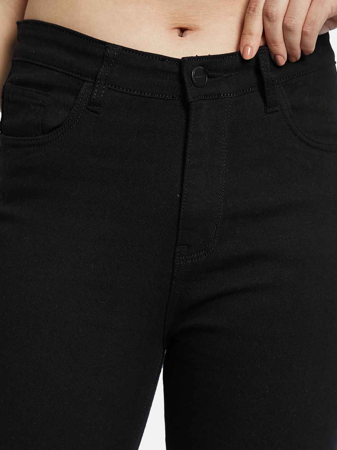 METTLE Women Straight Fit Stretchable Jeans