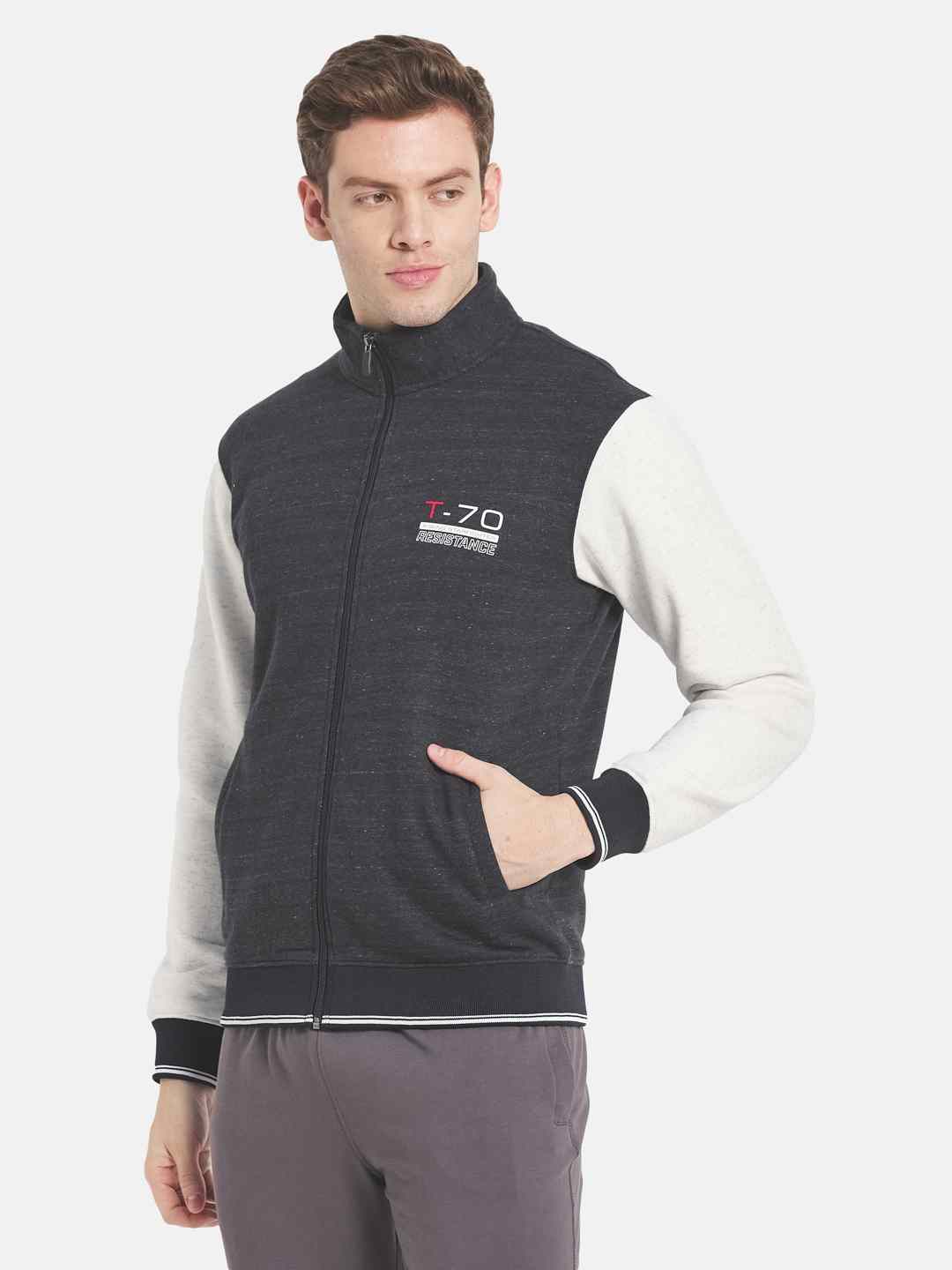 Octave Men Colourblocked Sweatshirt