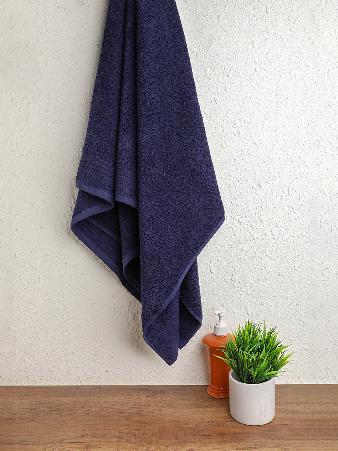 Premium Denim Blue Bath Towel | Ultra-Soft & Highly Absorbent