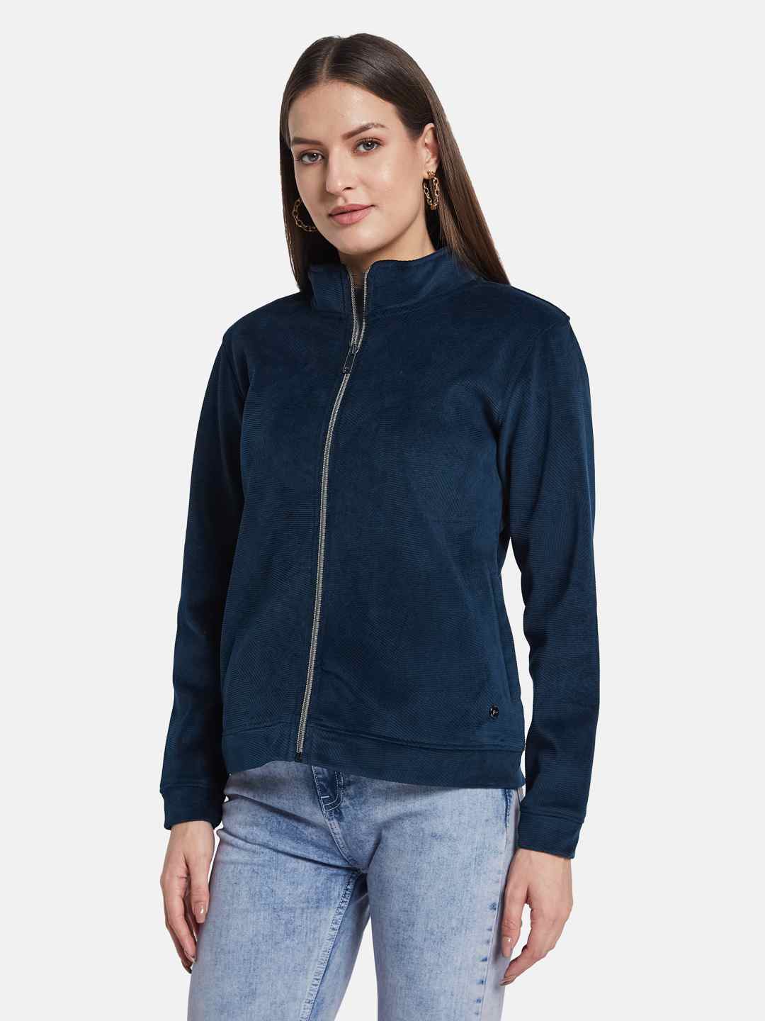 METTLE Women Front-Open Sweatshirt