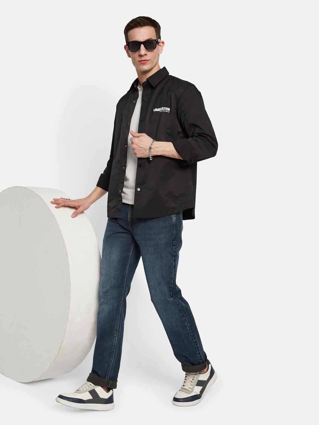 METTLE Men Opaque Casual Shirt