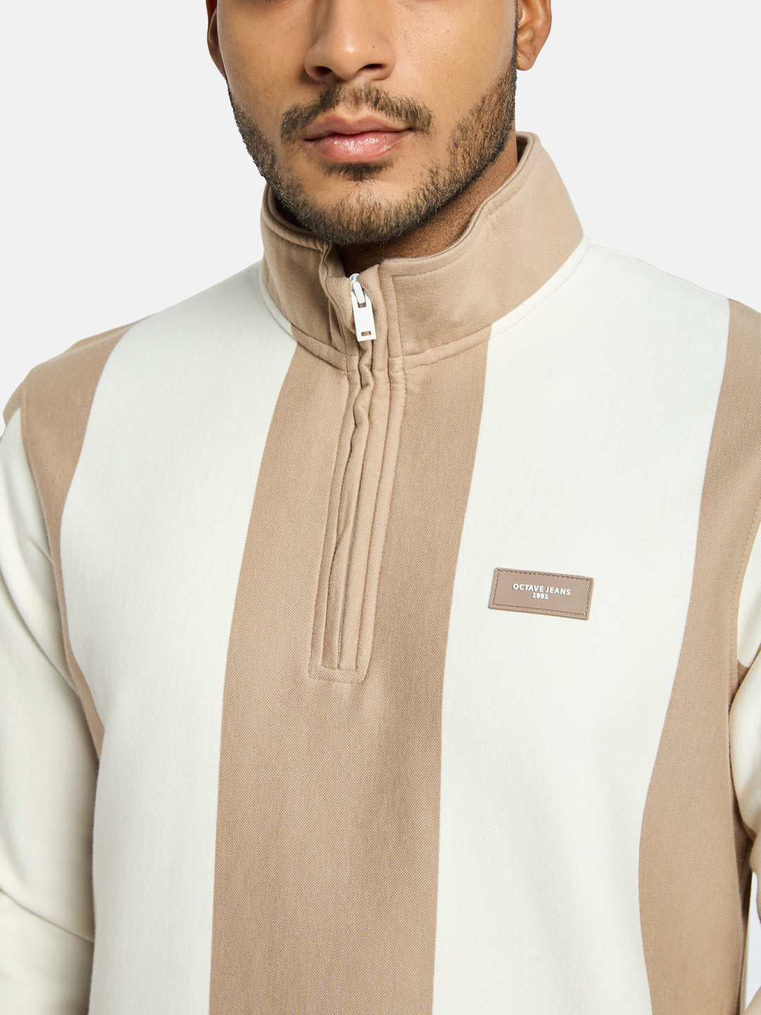 Octave Men Colourblocked Sweatshirt