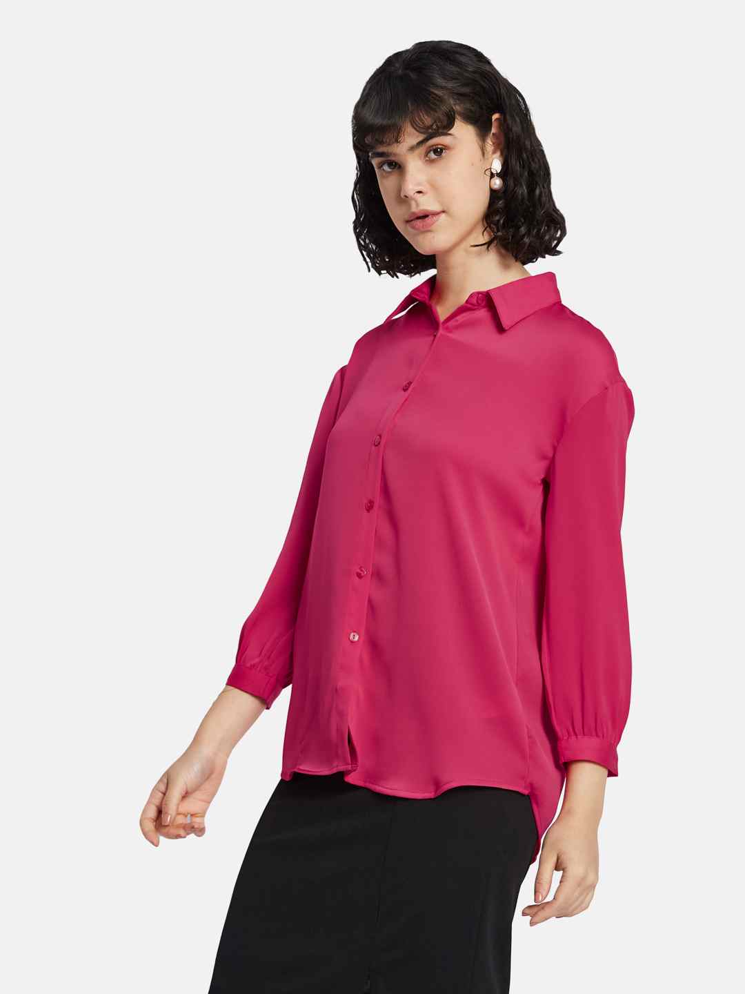 METTLE Women Opaque Casual Shirt