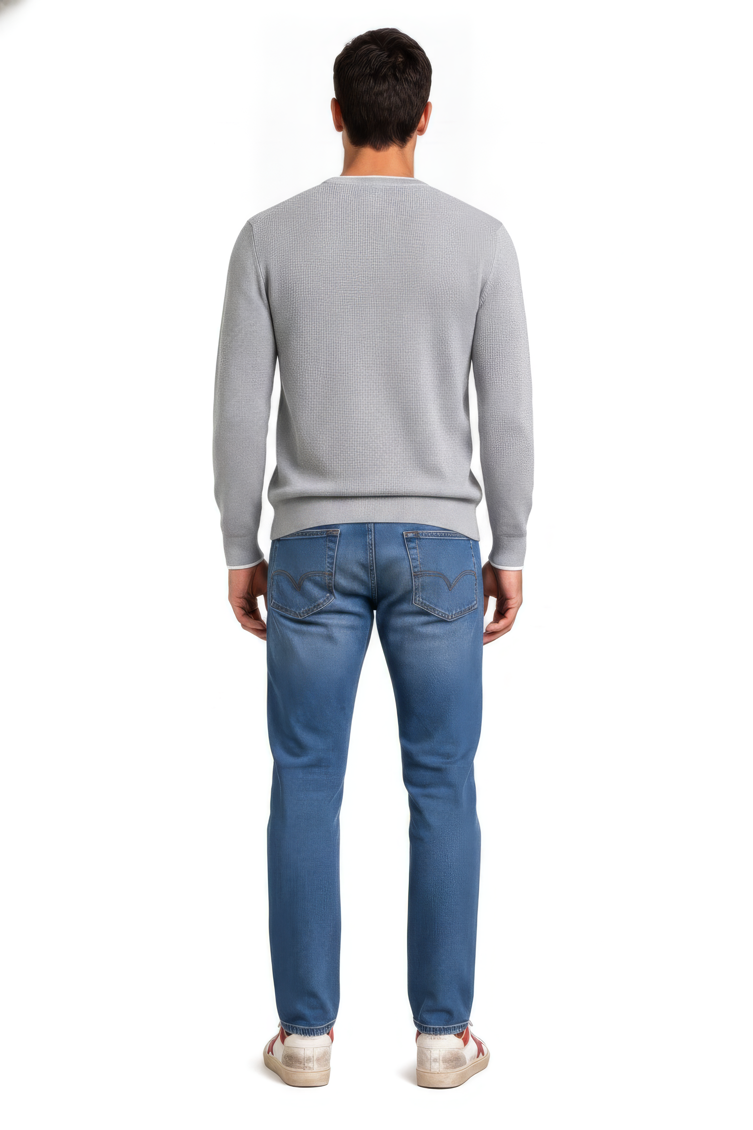 Men’s Structured Cotton Round-Neck Full-Sleeve Winter Top