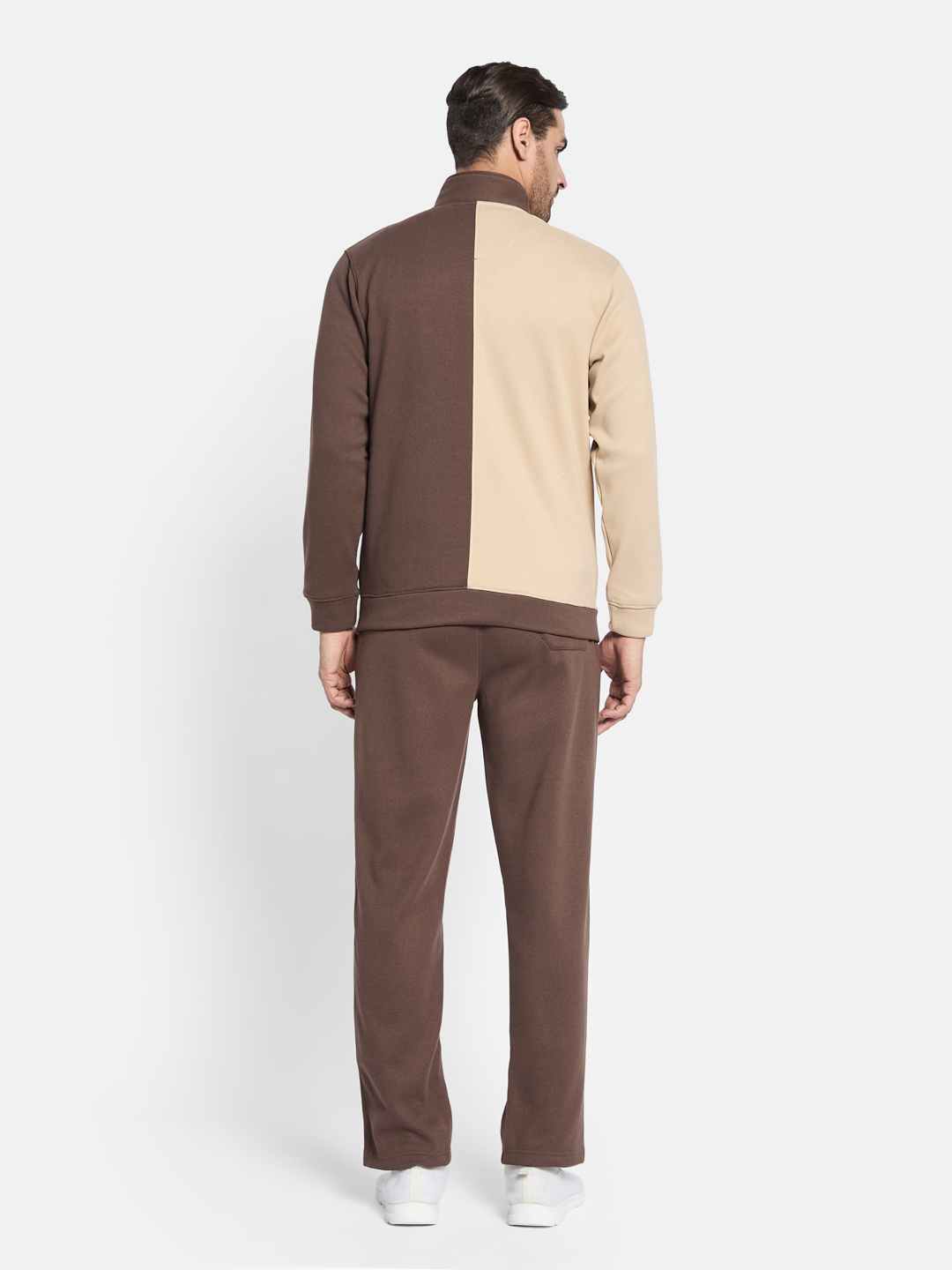 Octave Men Colourblocked Mid Rise Tracksuit
