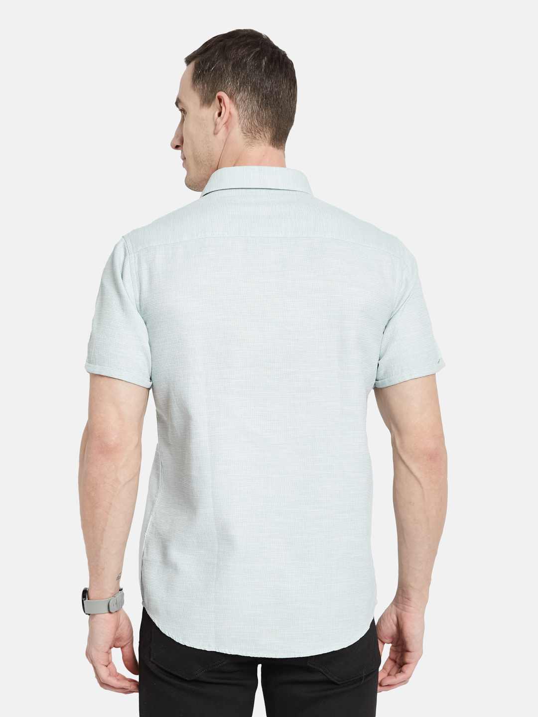 METTLE Men Opaque Casual Shirt