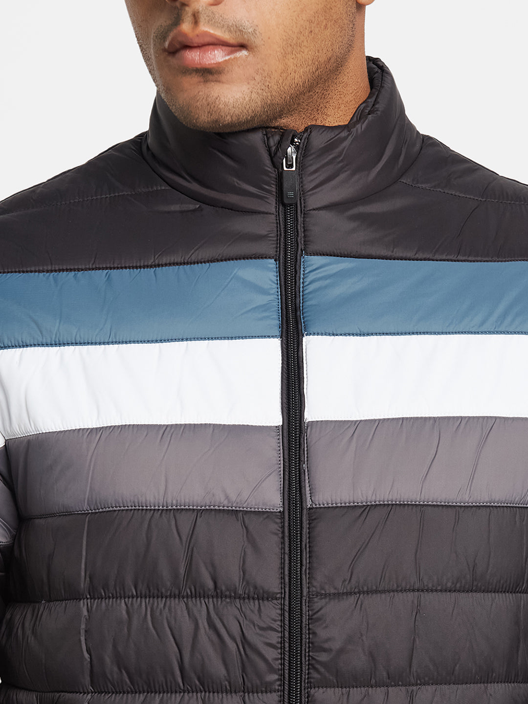 METTLE Men Colourblocked Jacket