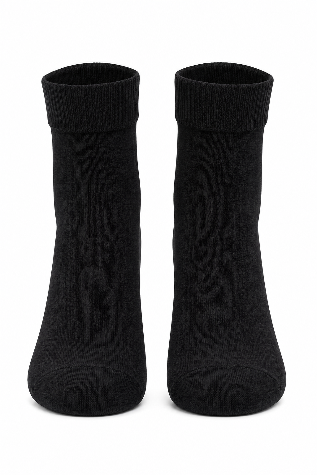 Men's Black Crew Length Socks