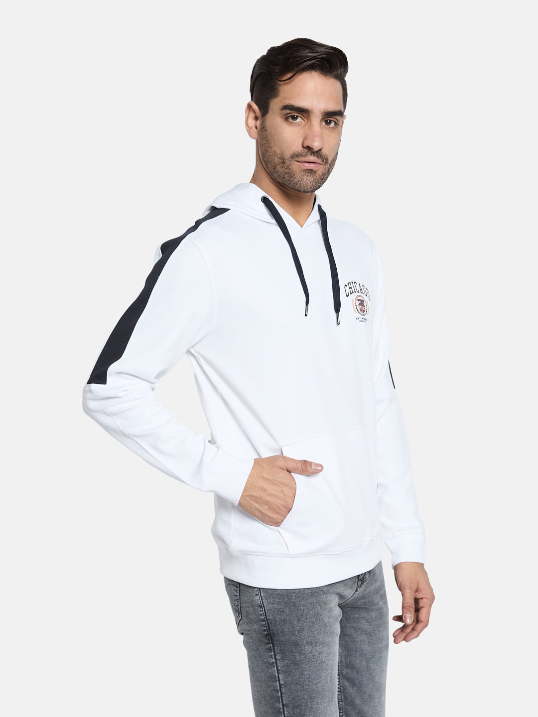 Octave Men Hooded Pullover Sweatshirt