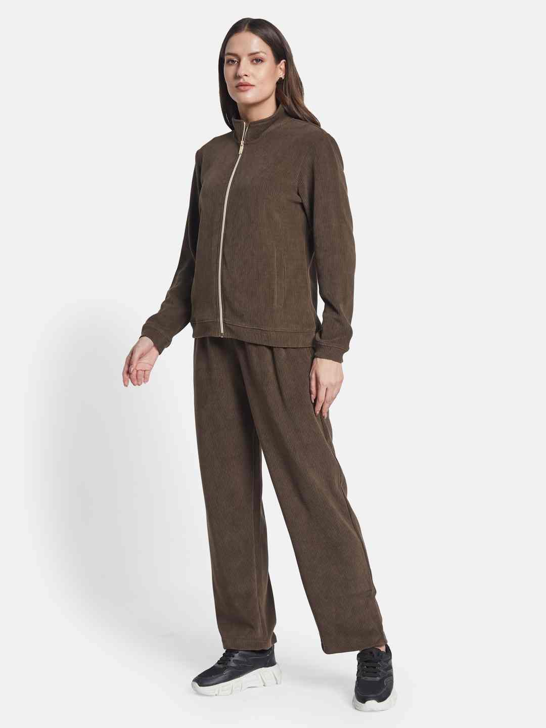 Mettle Women Solid track Suits