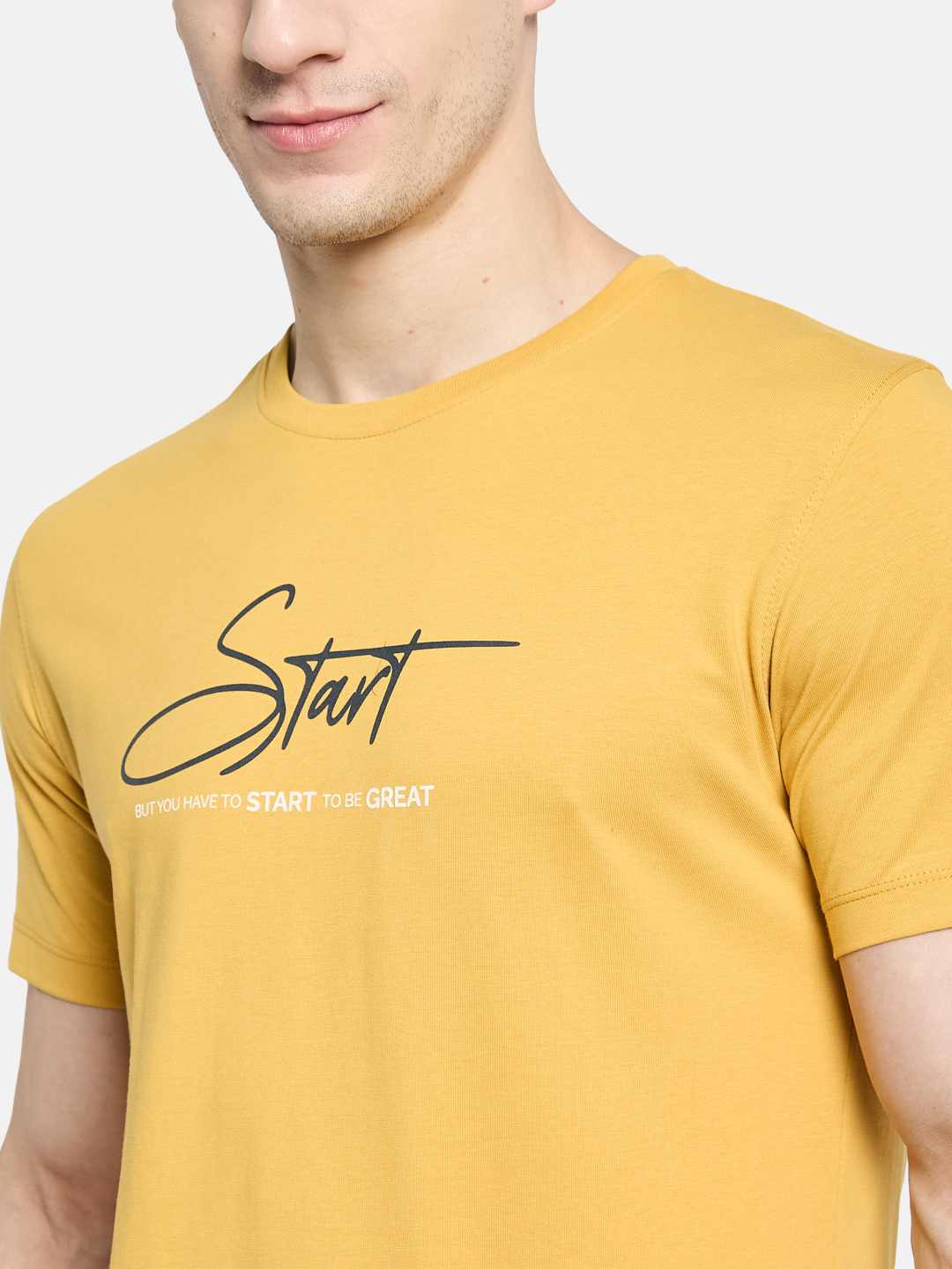 Octave Men Printed T-shirt