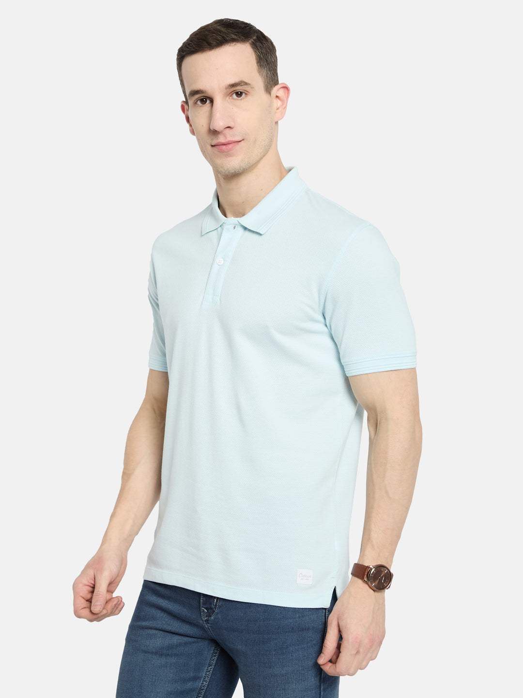 Octave Men Polo Collar T-shirt