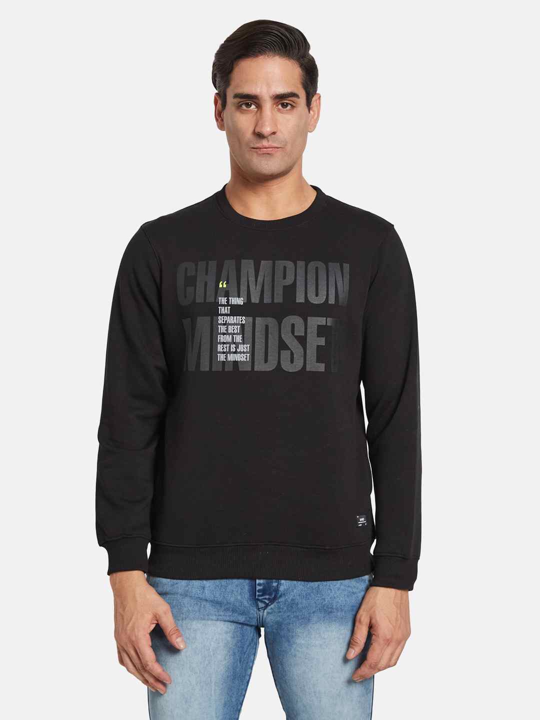 Octave Men Printed Pullover Sweatshirt