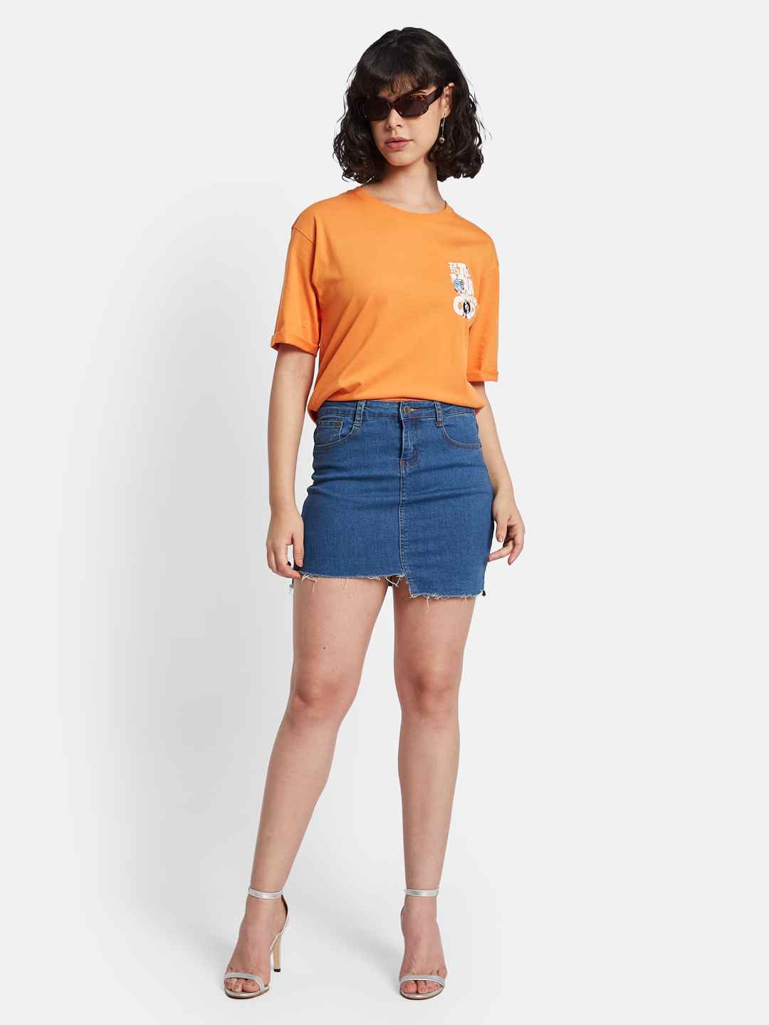 METTLE Women Printed T-shirt