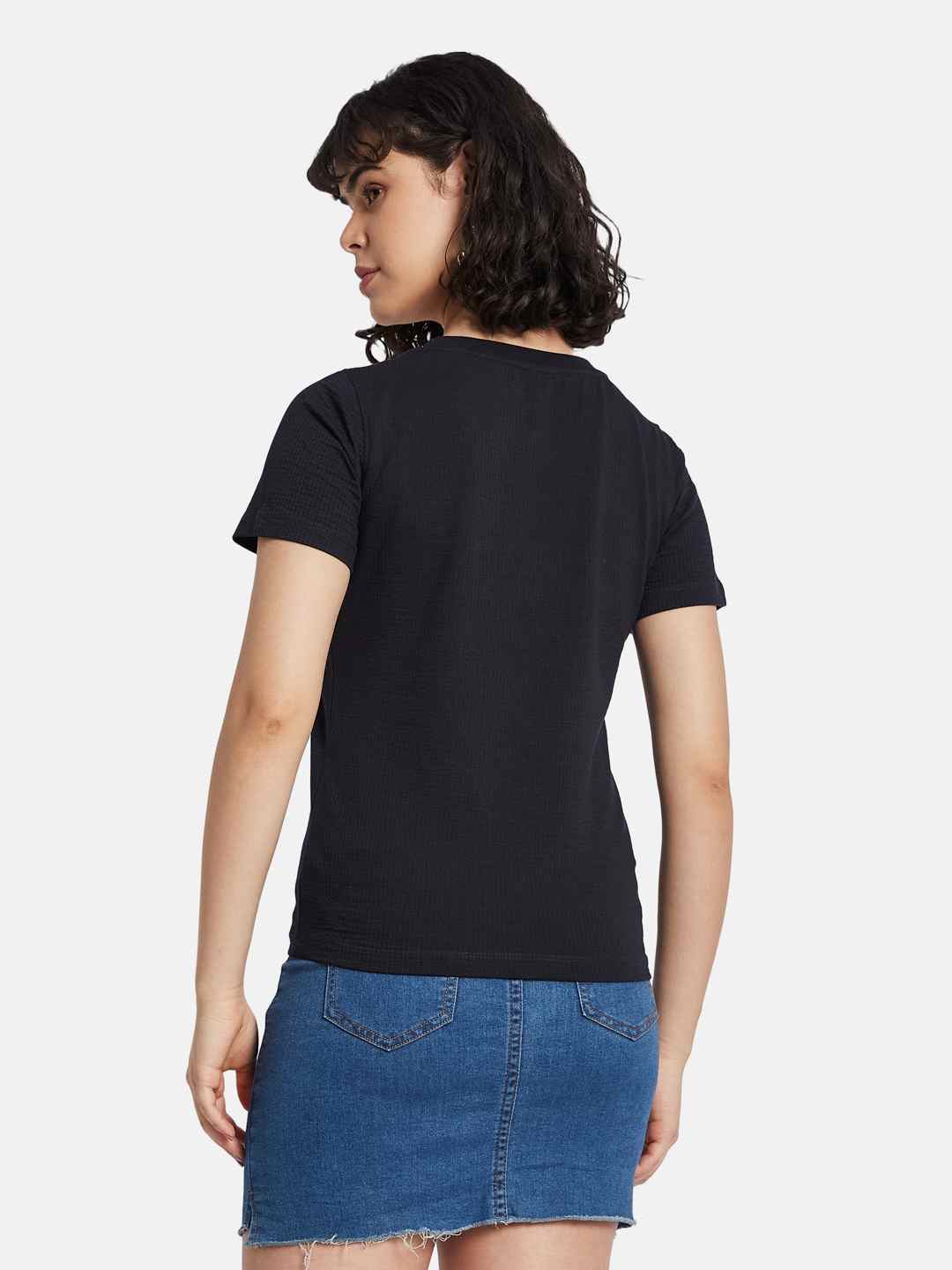 METTLE Women Printed T-shirt