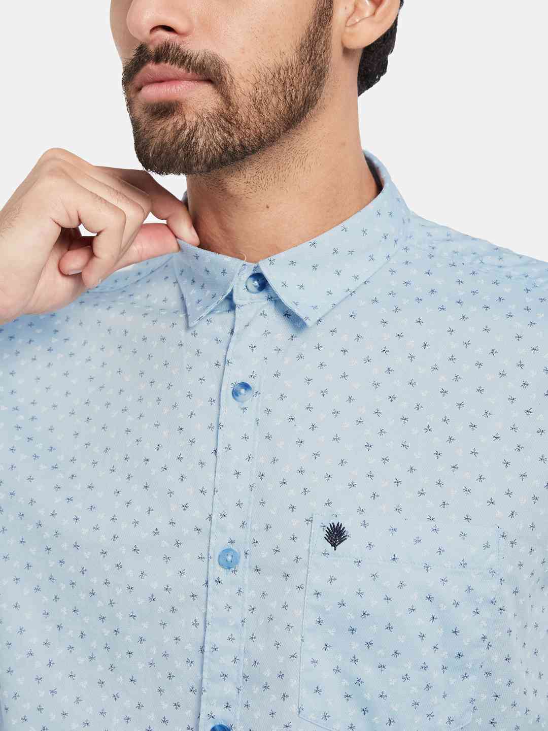 Mettle Floral Printed Cotton Casual Shirt