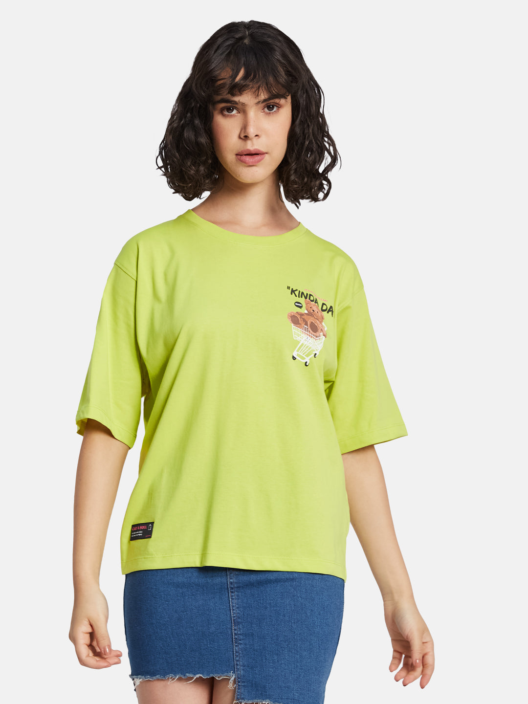 METTLE Women Printed T-shirt