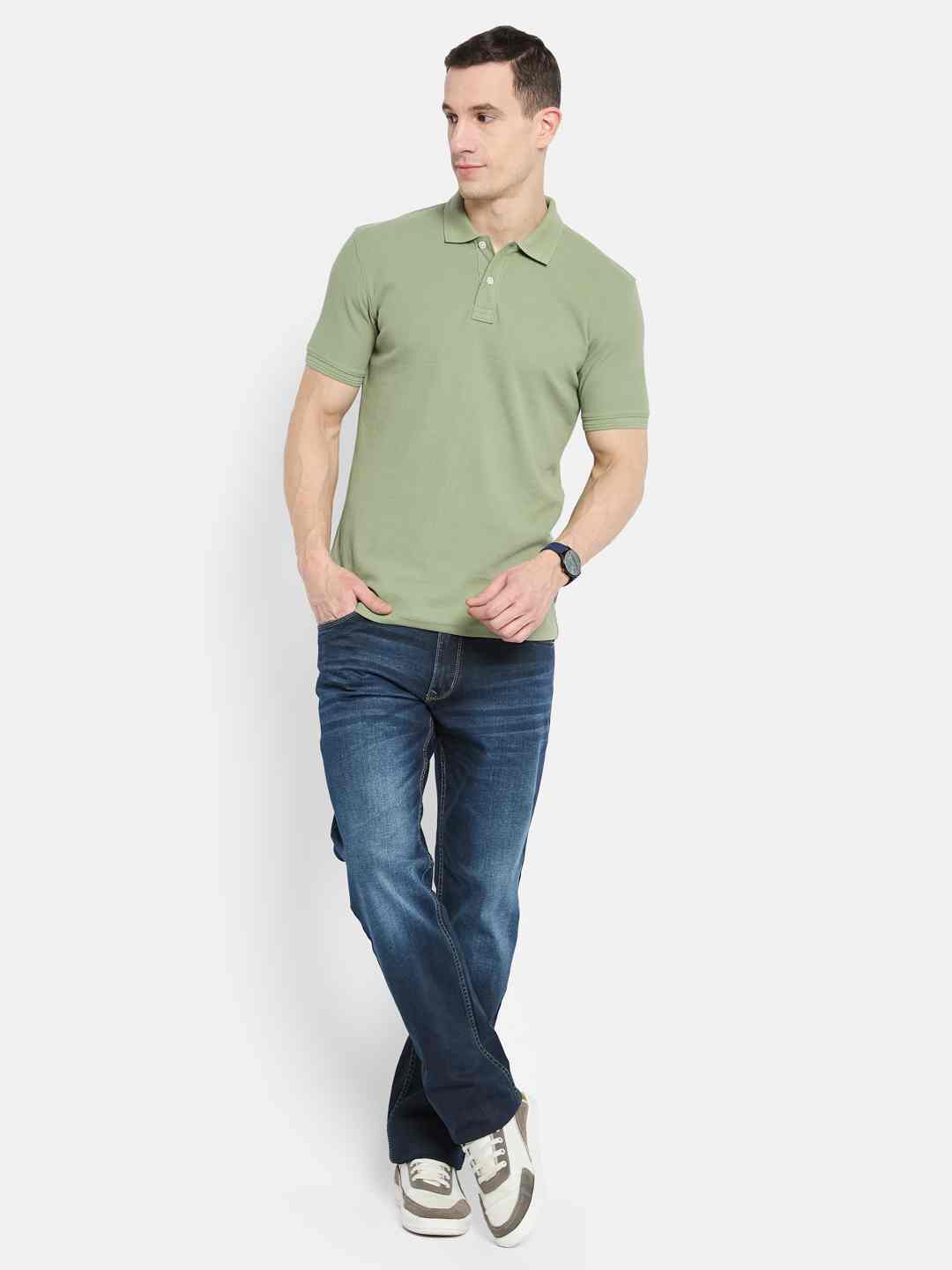 Octave Men Polo Collar T-shirt