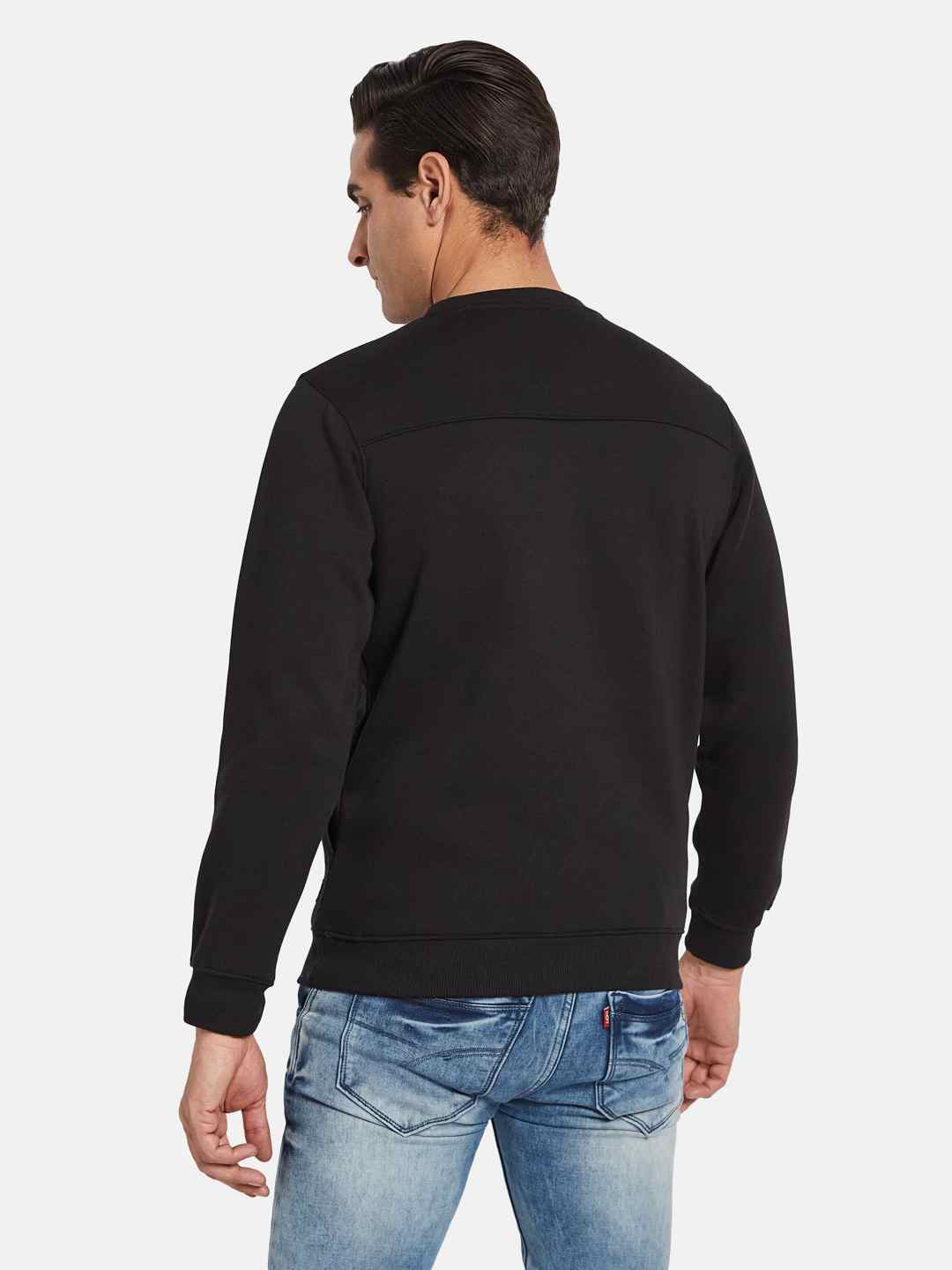 Octave Men Printed Pullover Sweatshirt