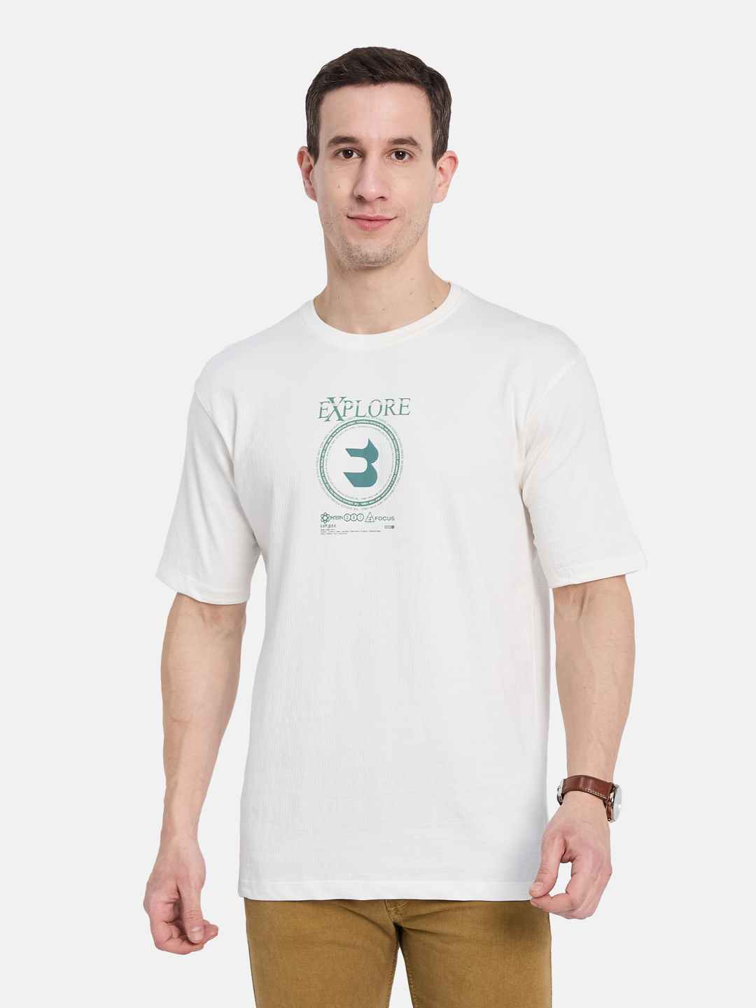 Octave Men Printed T-shirt
