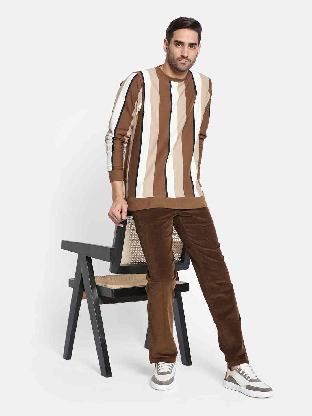Octave Men Regular Fit Chinos Cotton Trousers