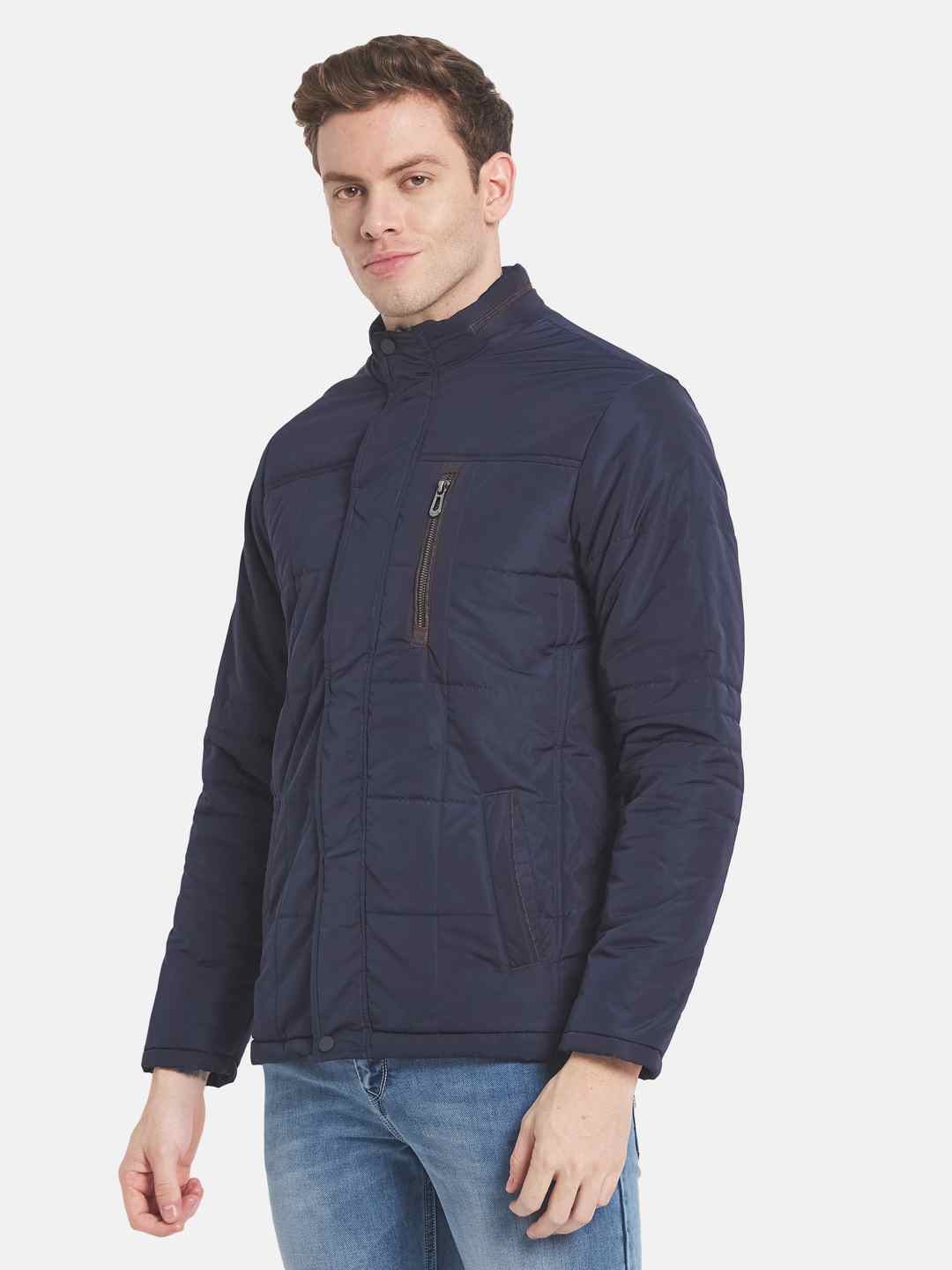 Mettle Men Solid Padded Jacket