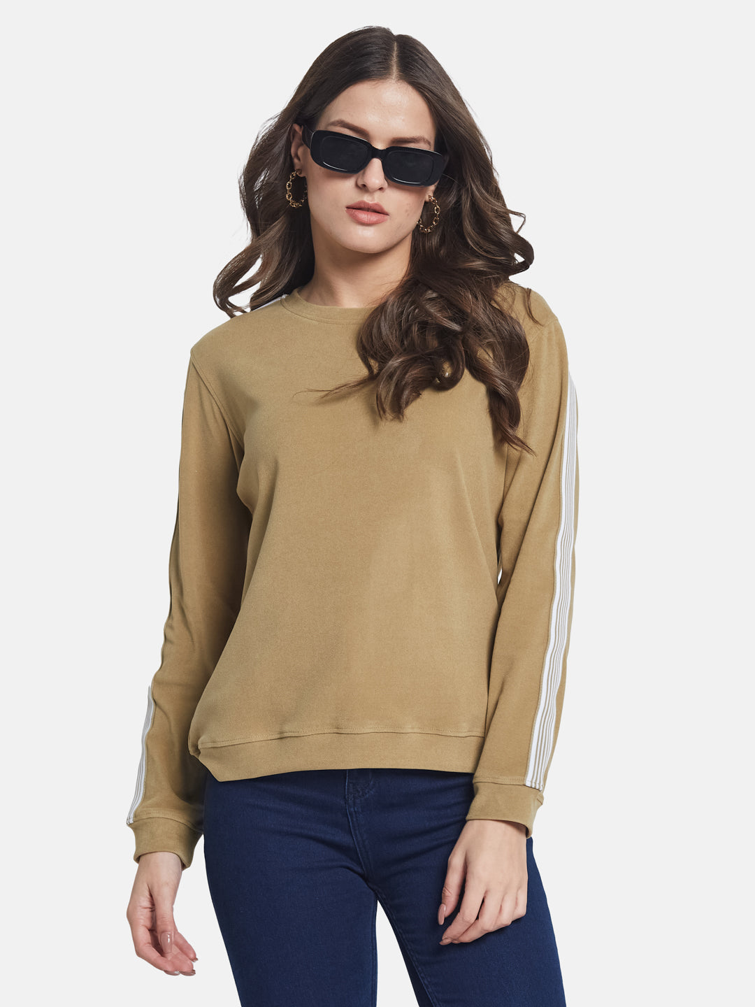 METTLE Women Round Neck Sweatshirt