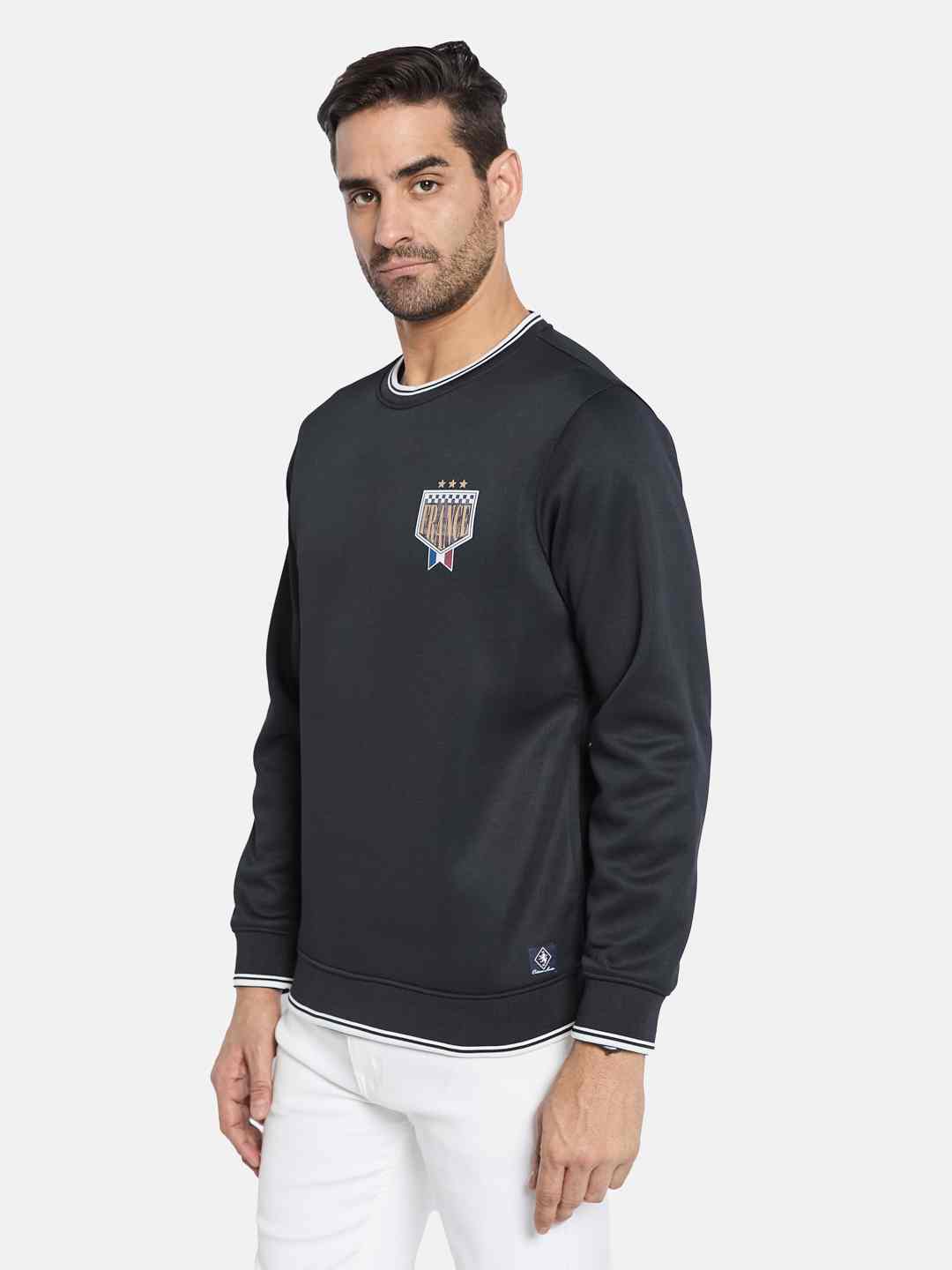 Octave Men Printed Pullover Sweatshirt