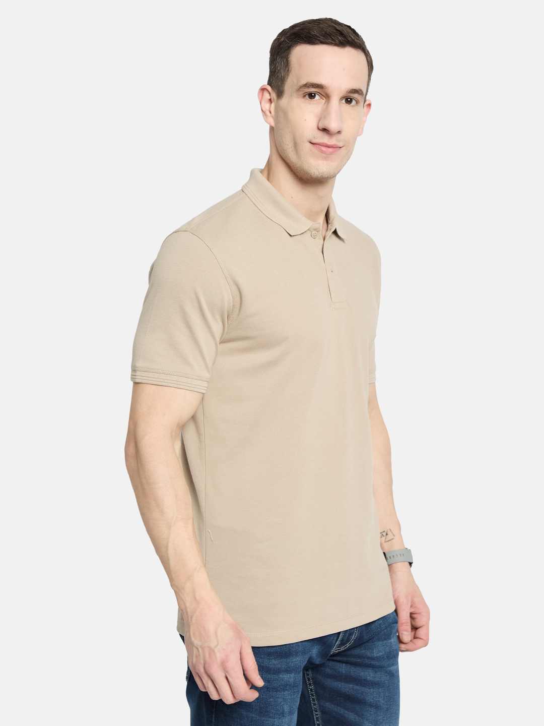Octave Men Polo Collar T-shirt