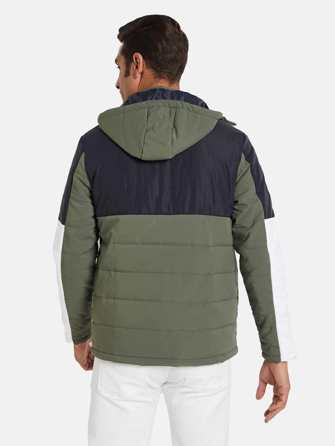 METTLE Men Colourblocked Jacket