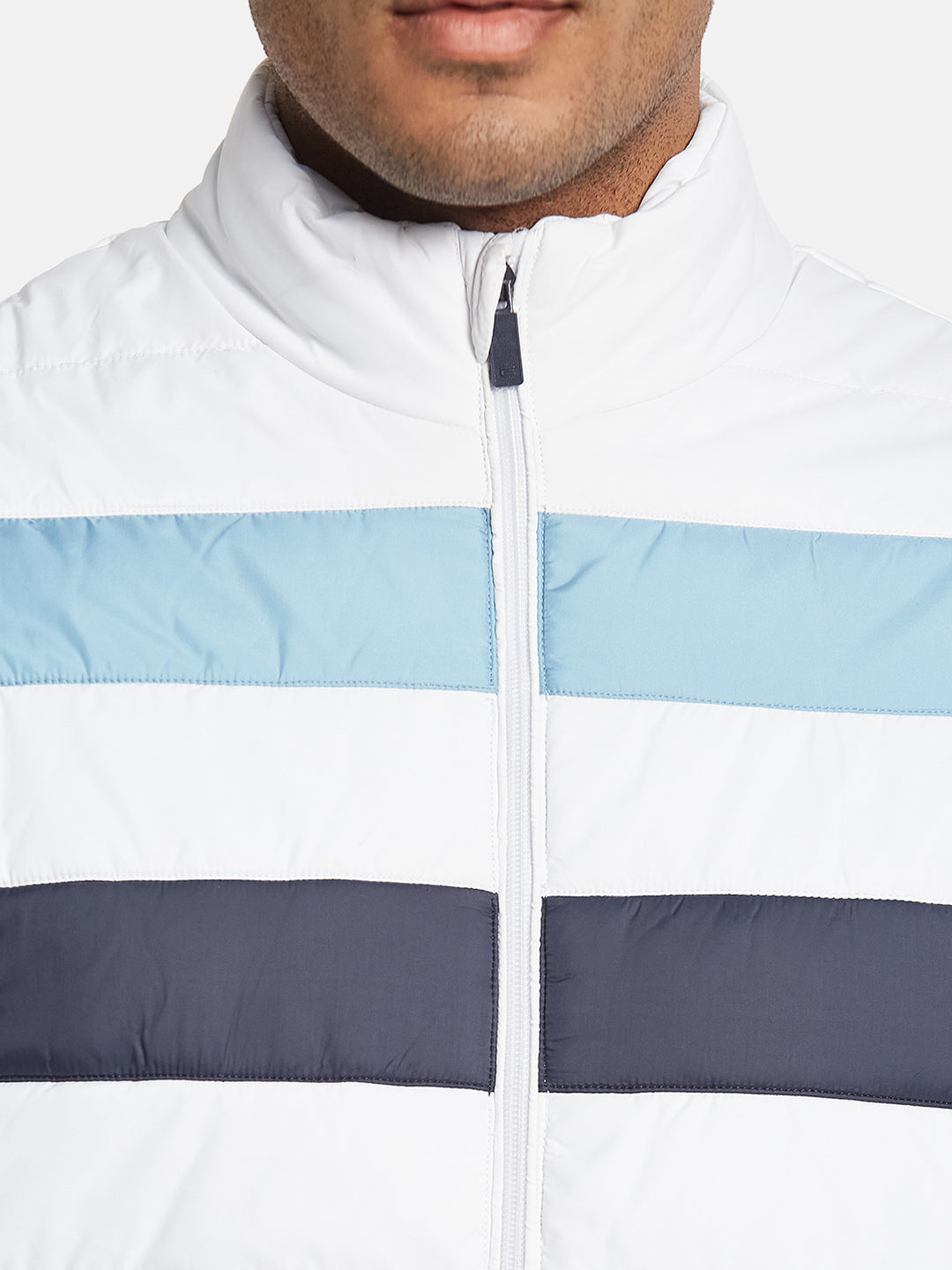 METTLE Men Colourblocked Jacket