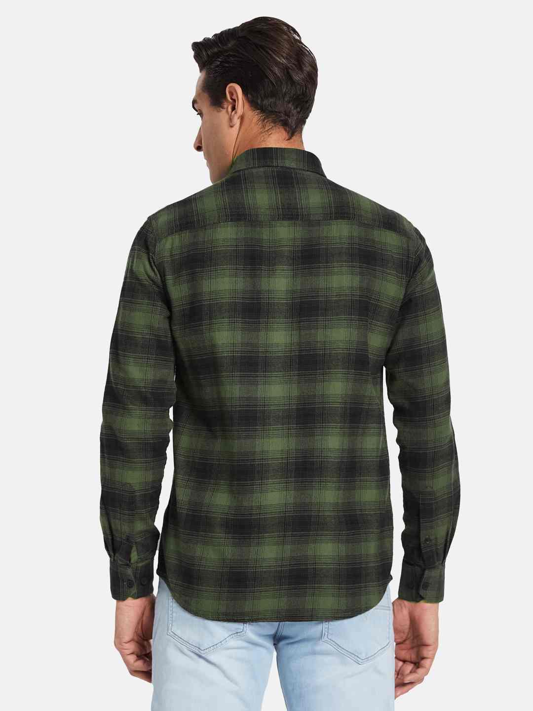 METTLE Men Multi Stripes Opaque Striped Casual Shirt