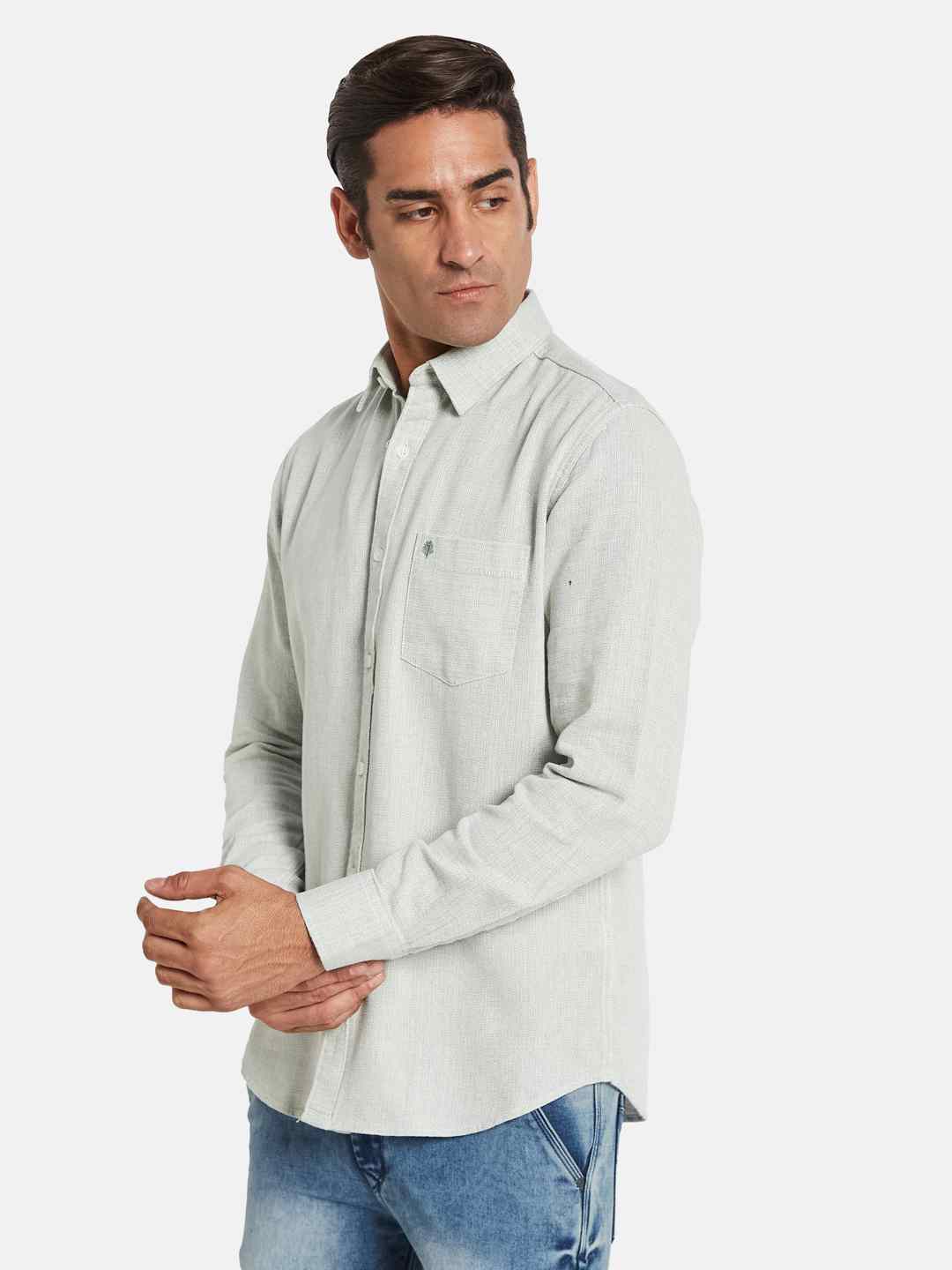 METTLE Men Opaque Casual Shirt