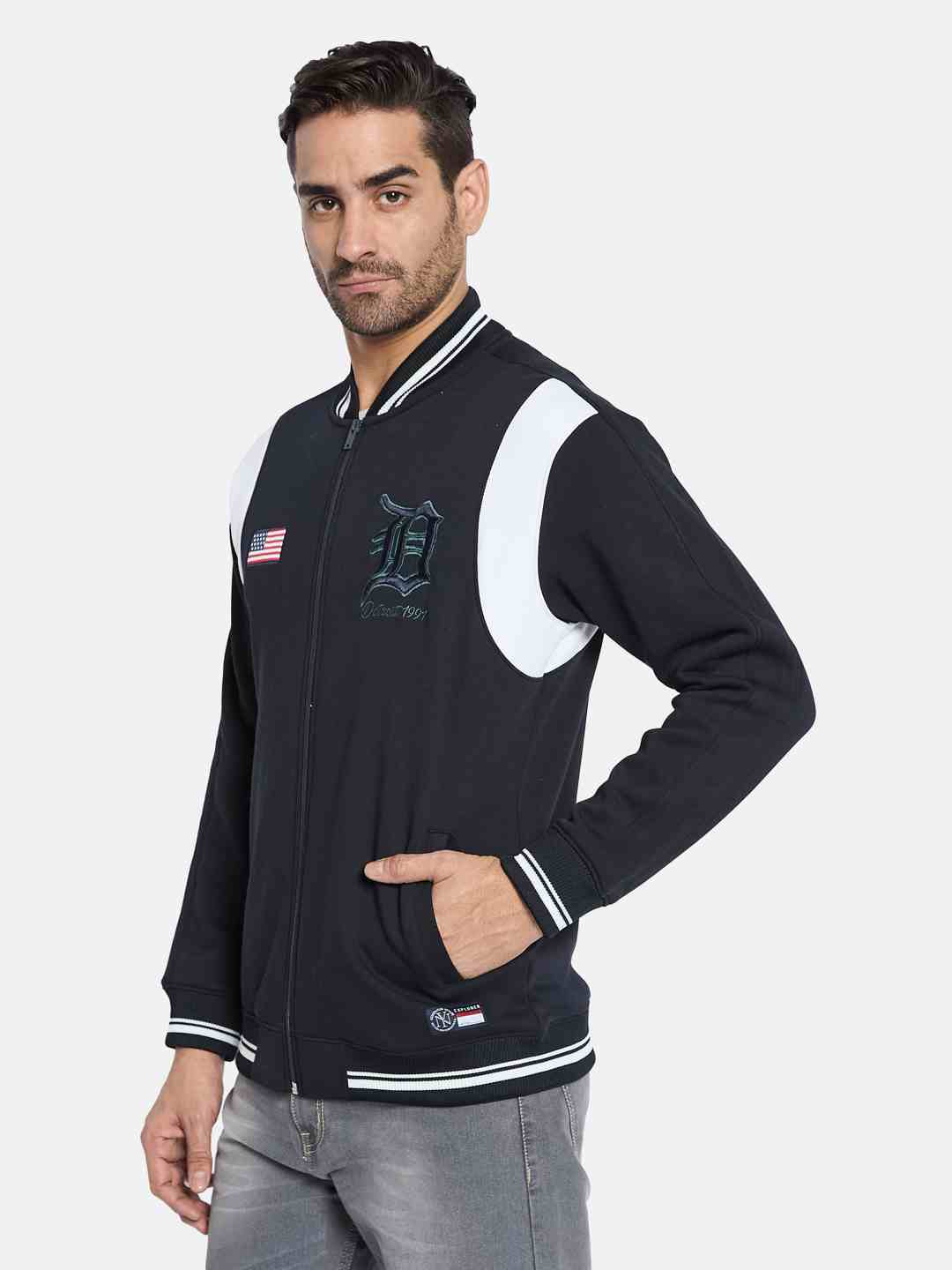 Octave Men Front-Open Sweatshirt