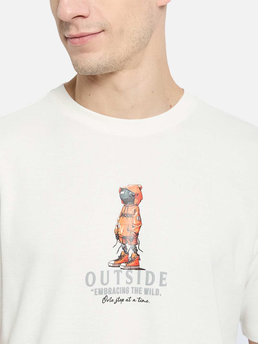 Octave Men Printed T-shirt