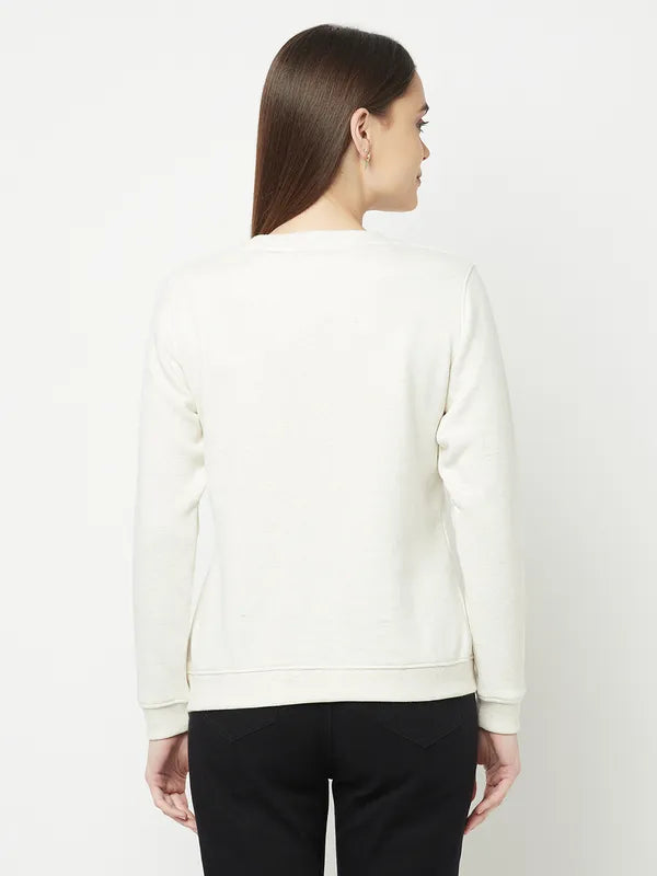 Women Natural Melange Sweatshirts