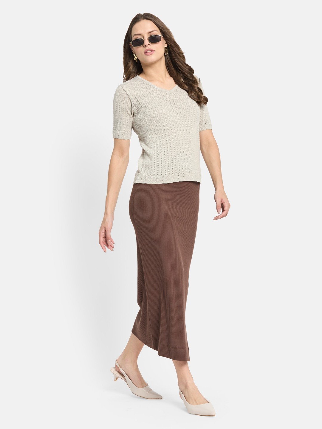 METTLE Women V-Neck T-shirt