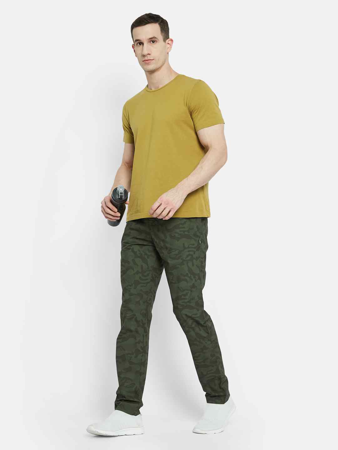 Octave Men Printed Cotton Track Pants