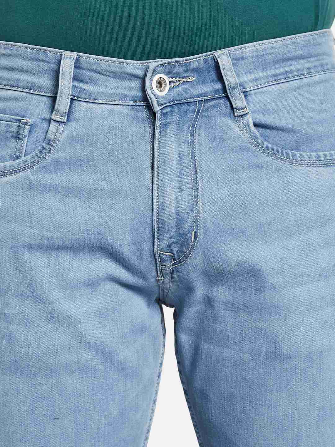 Octave Men Bootcut Heavy Fade Stretchable Jeans