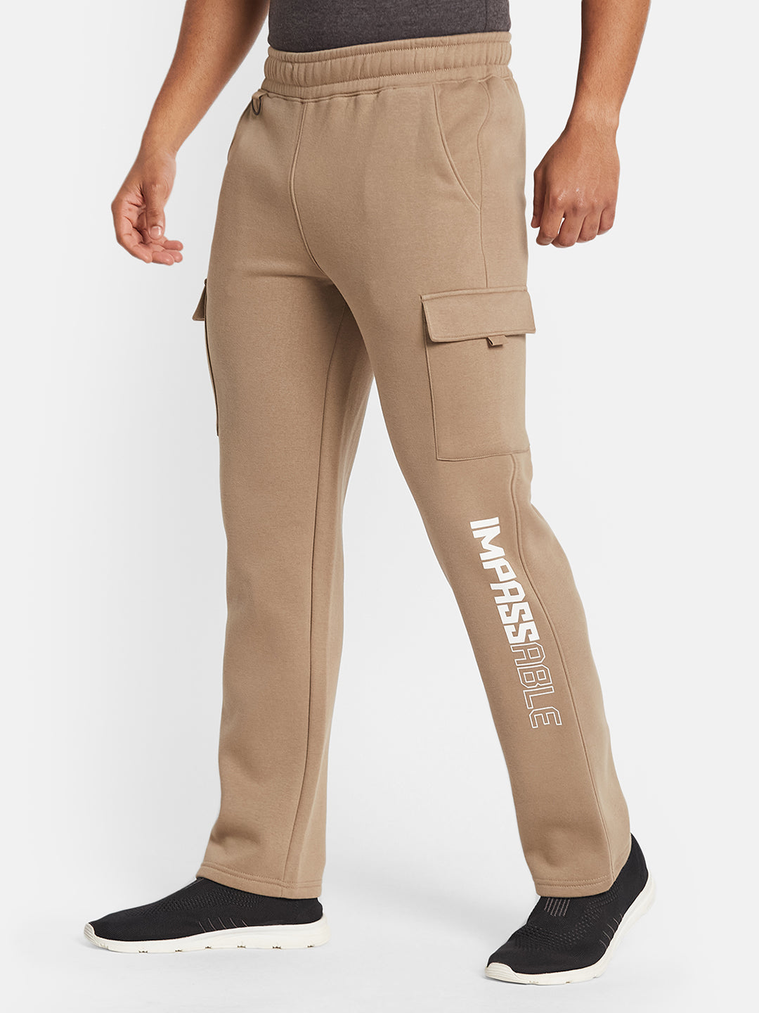 Octave Men Mid Rise Slip On Track Pants